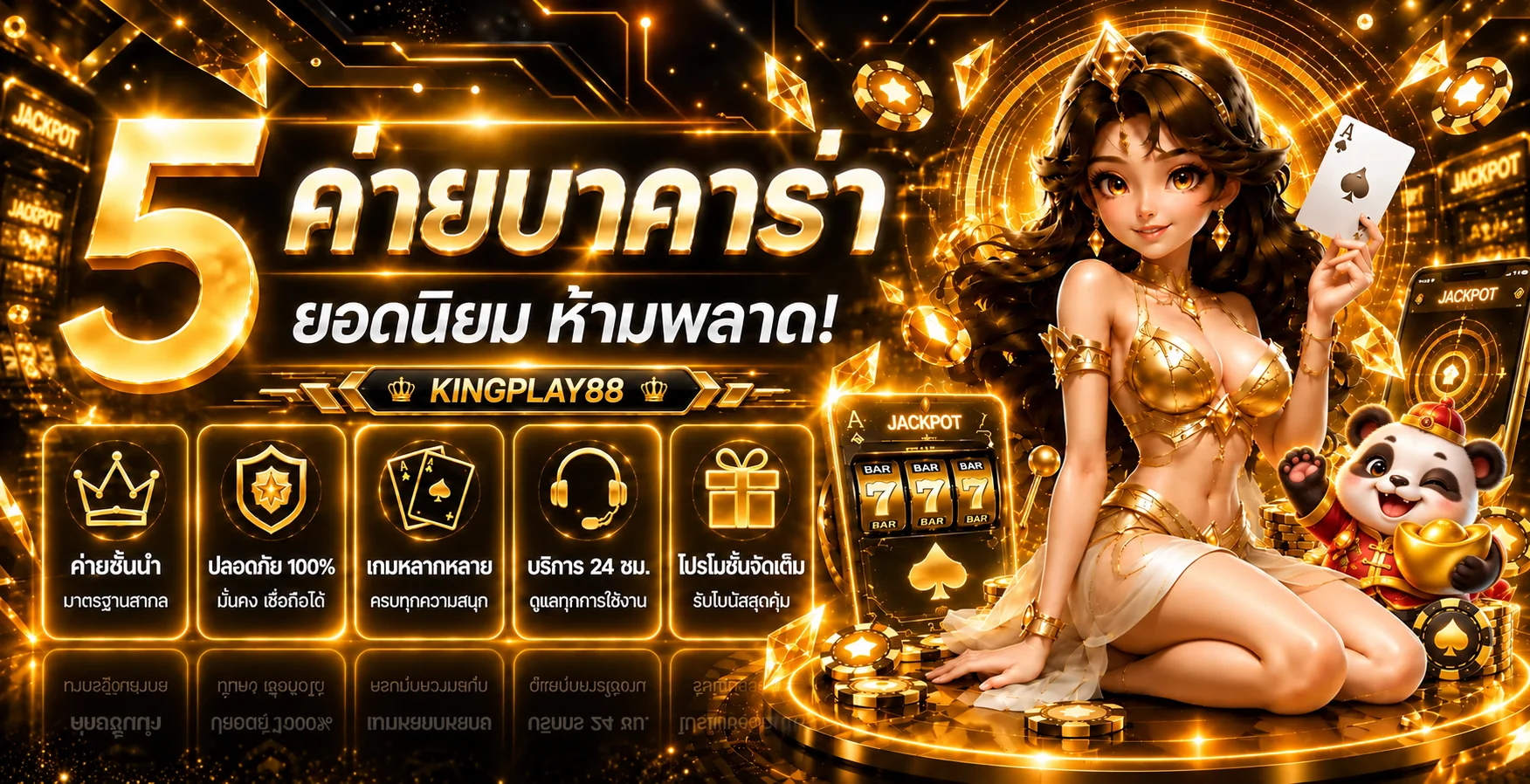 สล็อตออนไลน์ทุกค่ายบน KINGPLAY88
